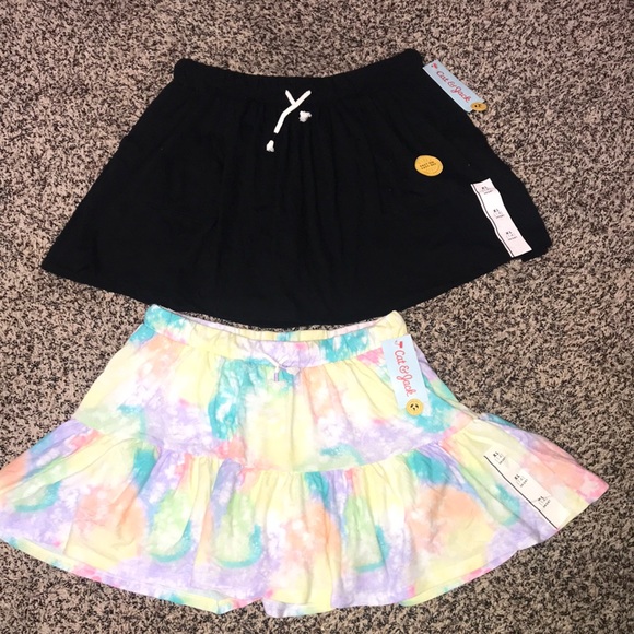 Cat & Jack Other - Cat & Jack Girls Skort Bundle Colorful Tie-Dye and Black Sz 14 | NWT